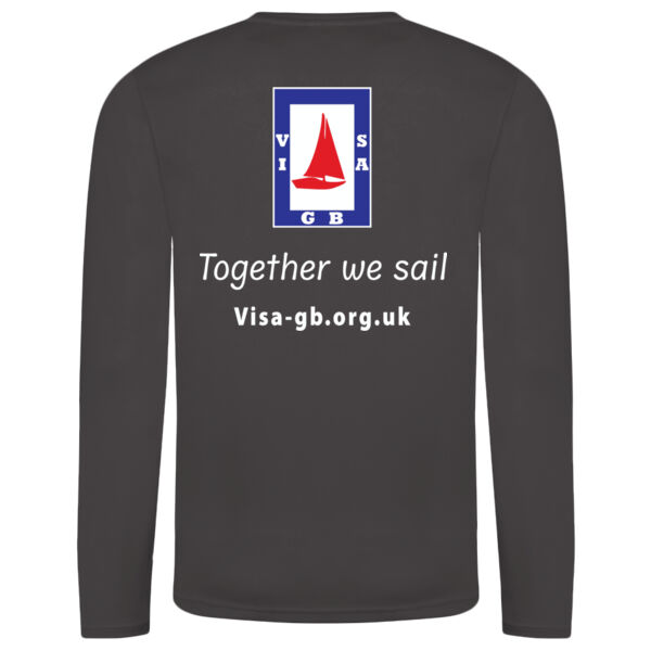 Visa-GB Long Sleeve Unisex Polyester T-shirt Thumbnail